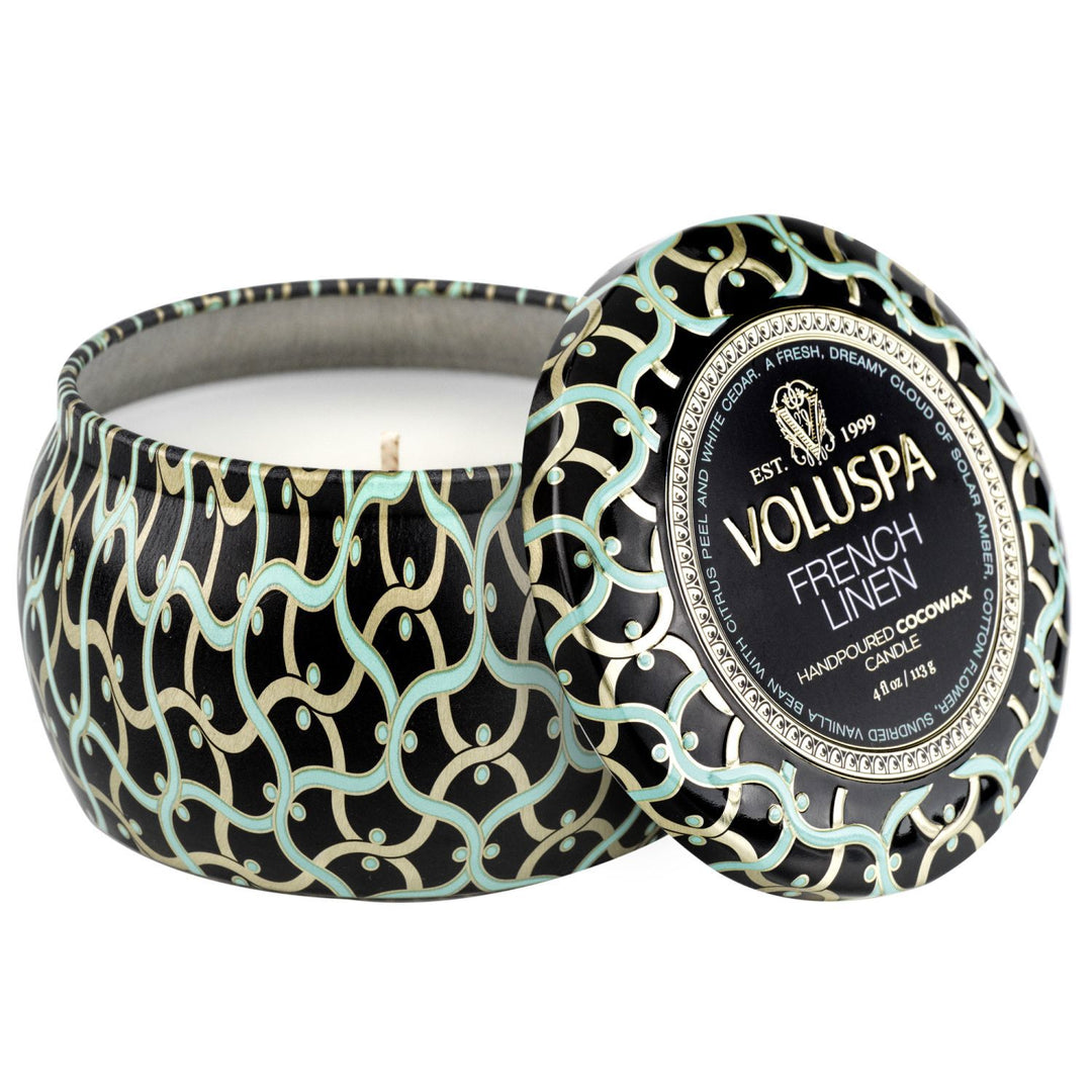 French Linen Mini Tin
