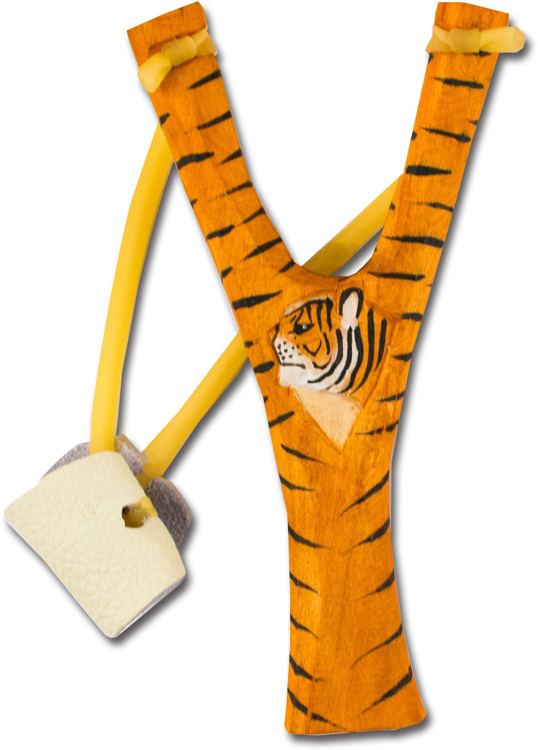 Hand-Carved Animal Slingshot