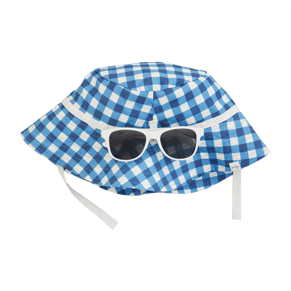 Gingham Hat & Sunglasses