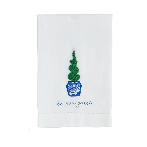 Oaks Apparel Boxwood Topiary Towel