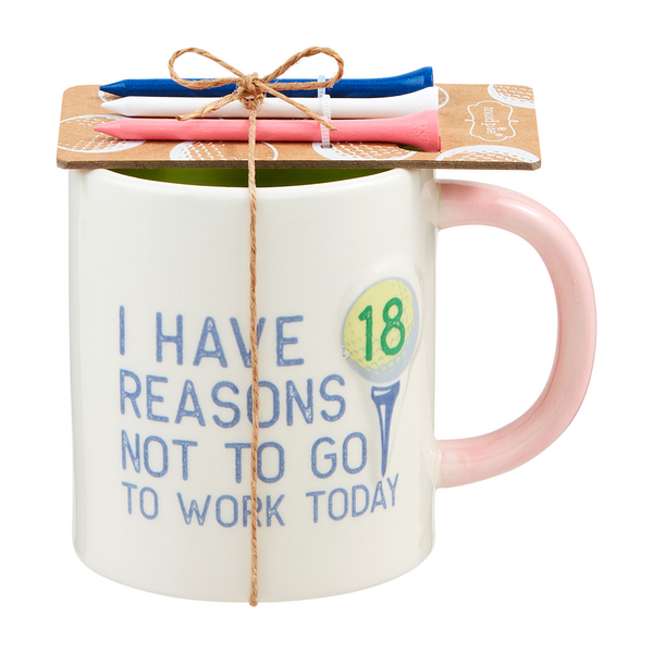 Golf Tee and Mug Set