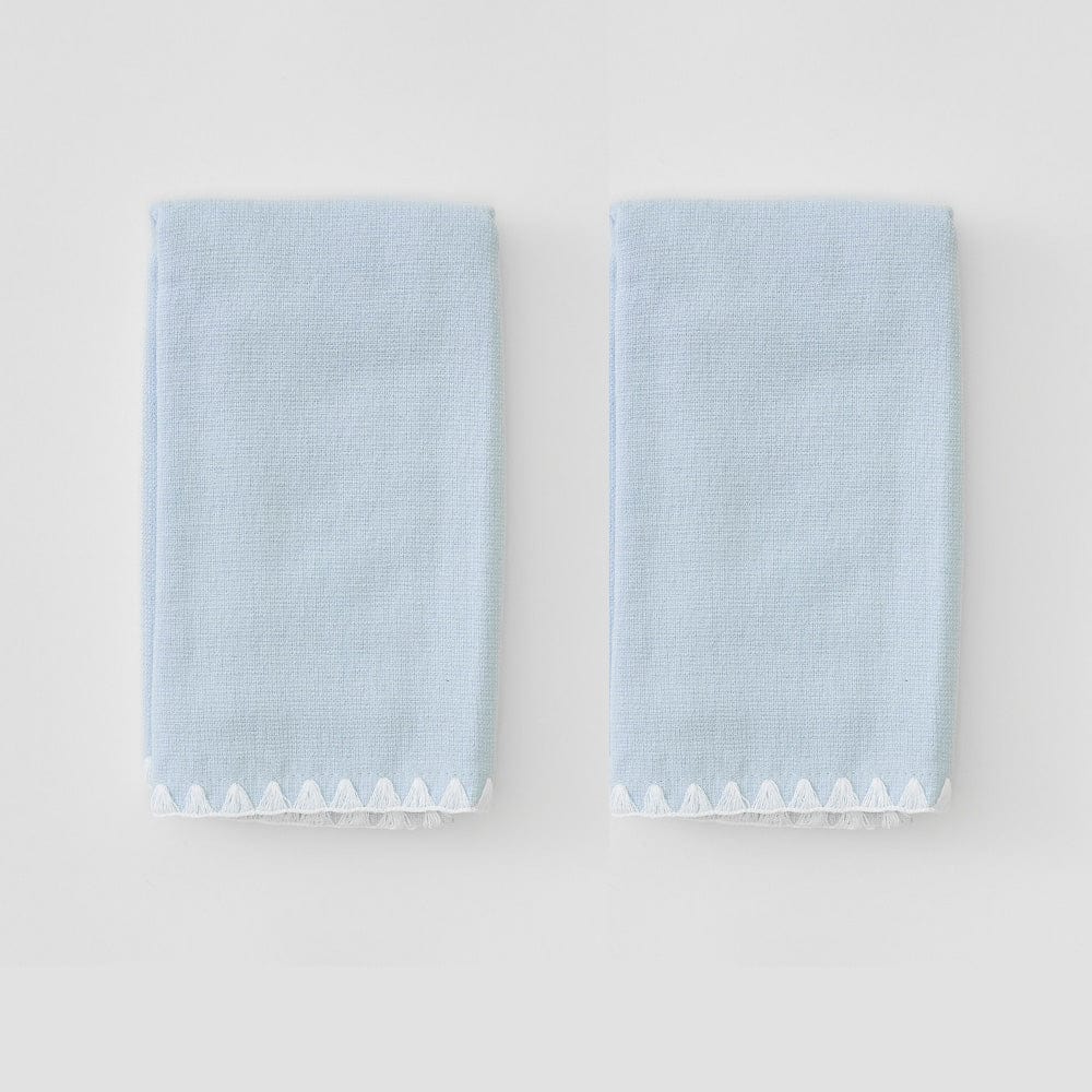 Stitched Edge Powder Bath Towels-Standard