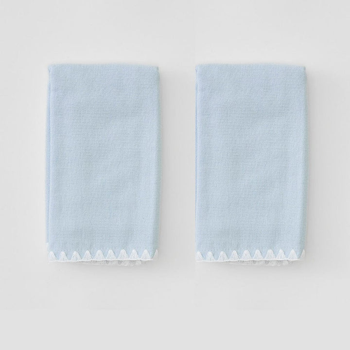 Stitched Edge Powder Bath Towels-Standard