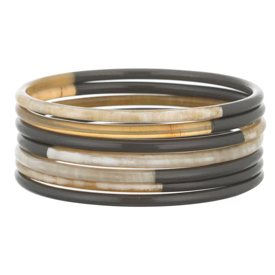 Single Natural Horn Bangle