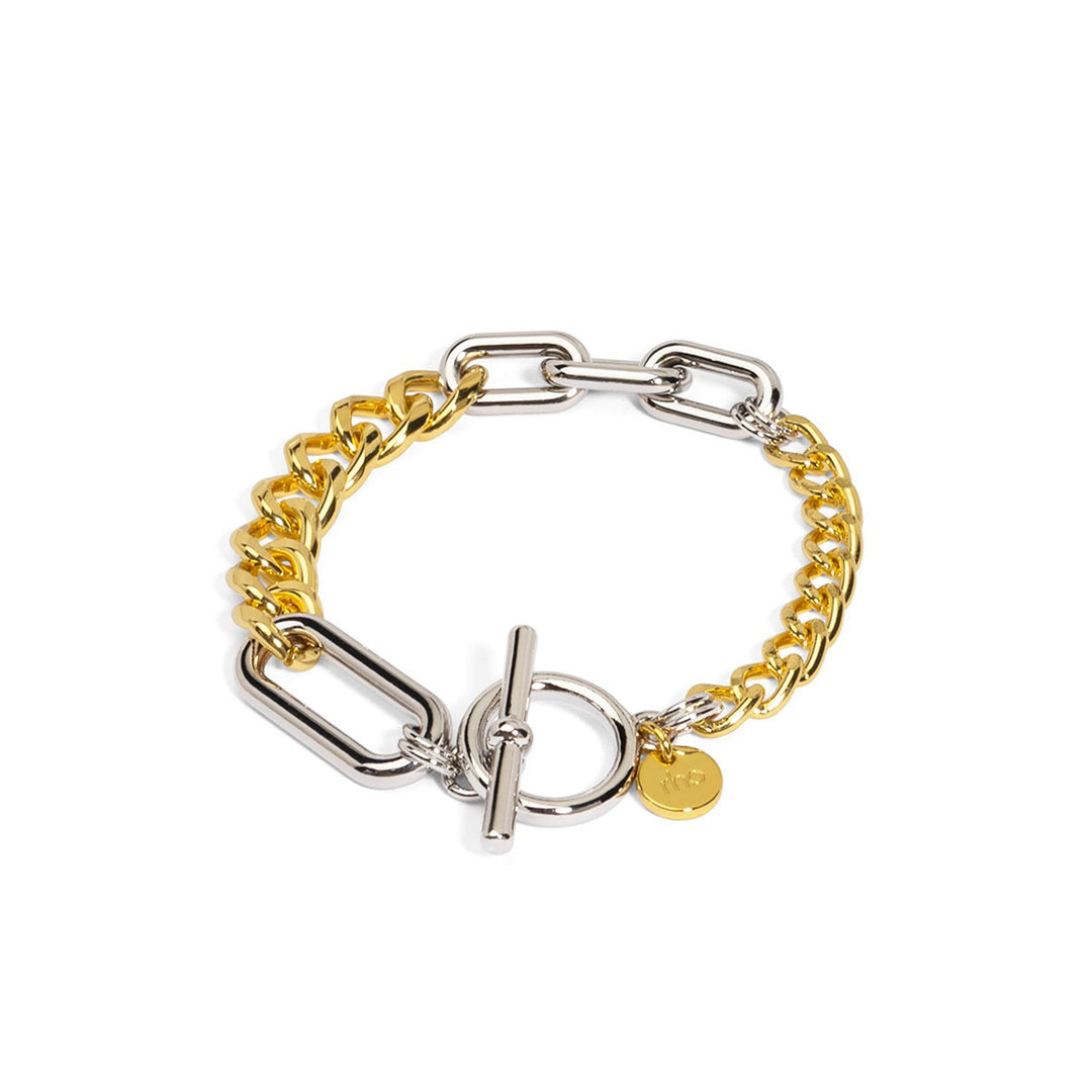 Two-Tone-Mixed-Links-Bracelet