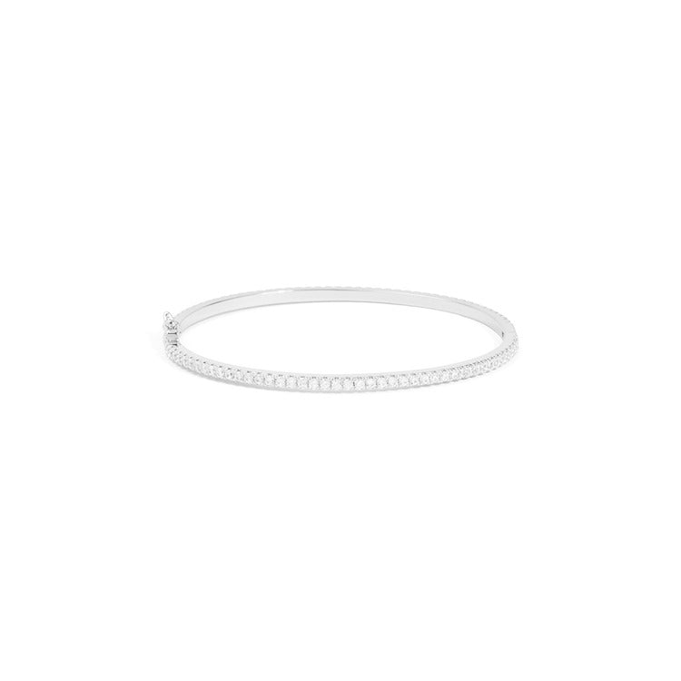 Pave Slim Bangle