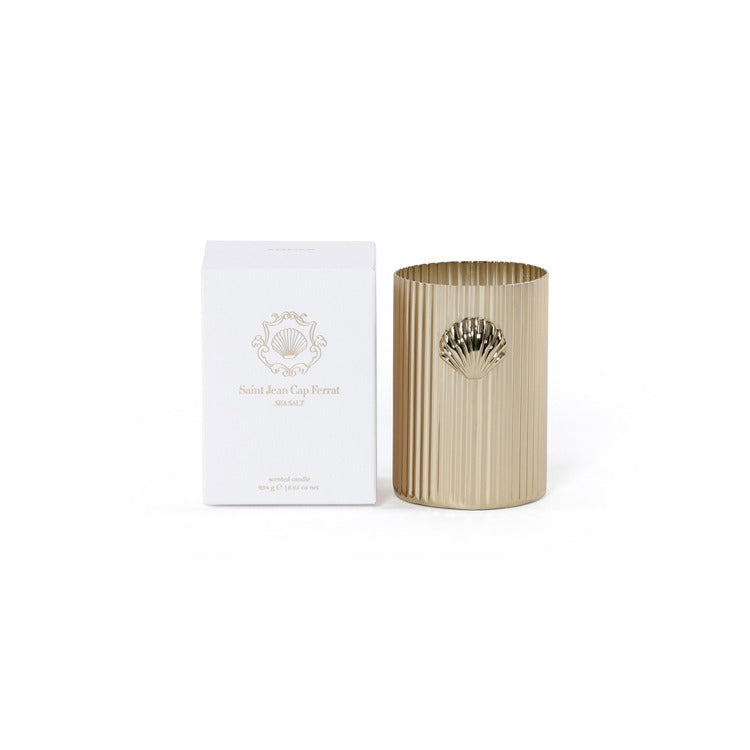 Cap Ferrat Fan Shell Design Candles in Gift Box-Go