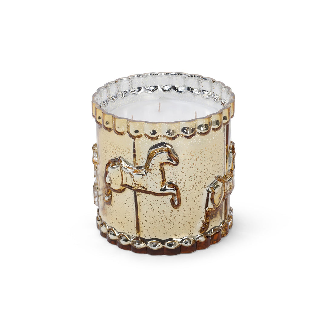 Grand Carousel Gold Candle