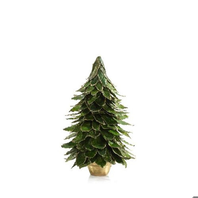 Natural Leaf Tree on Pot/Green - Medium,Min.2