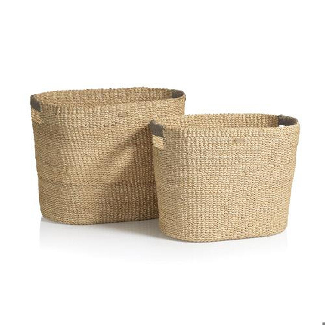 Set/2 Miramar Oval Abaca Basket, Min3