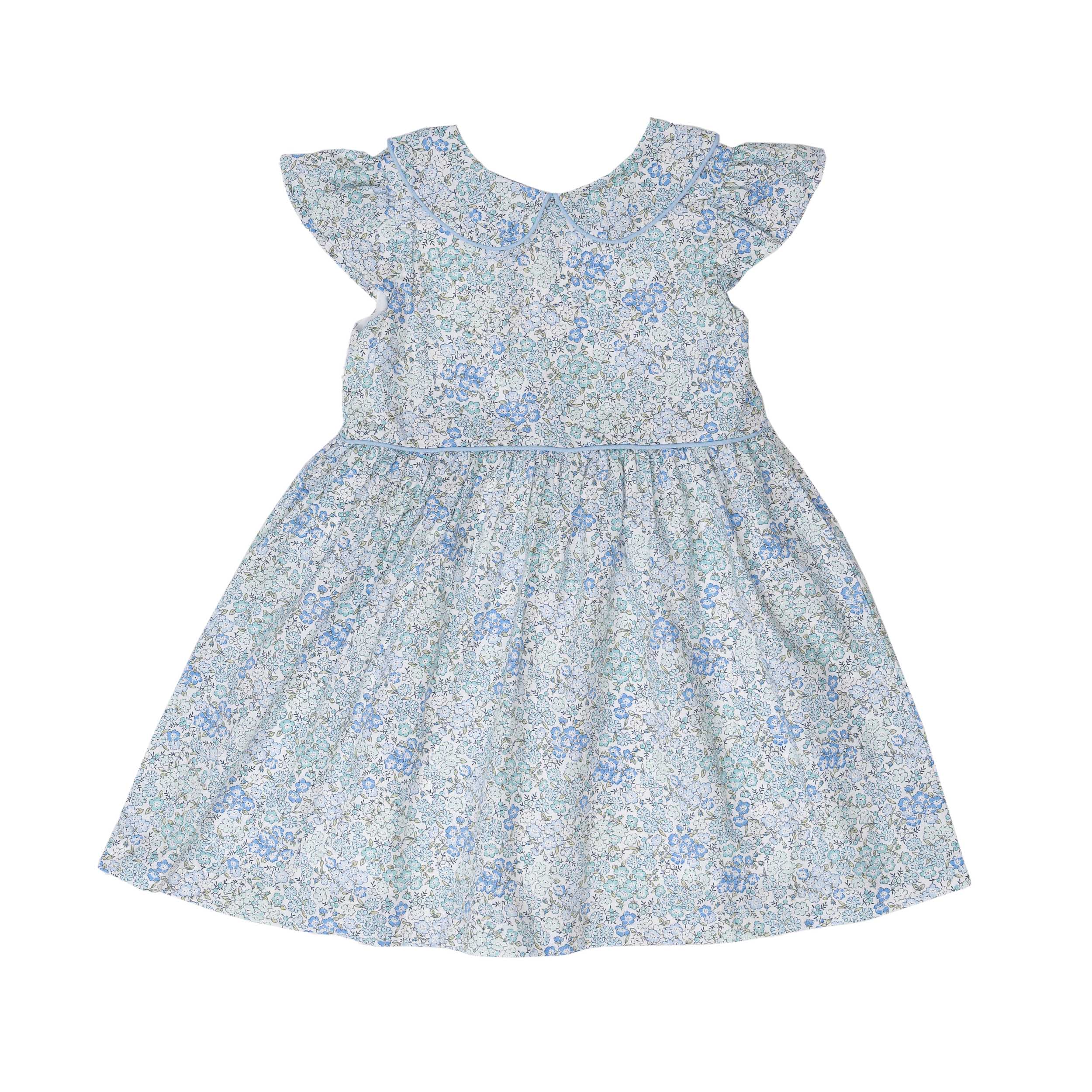 Fallon Blue Floral Dress – The Oaks Apparel Co.