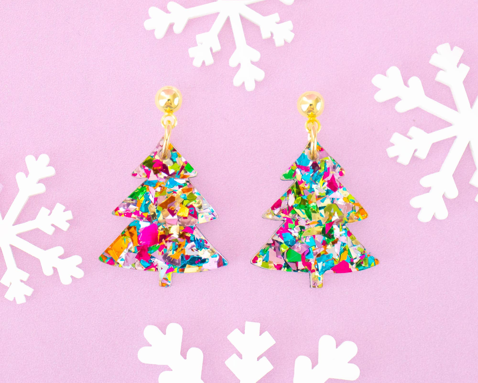 Christmas hot sale statement earrings