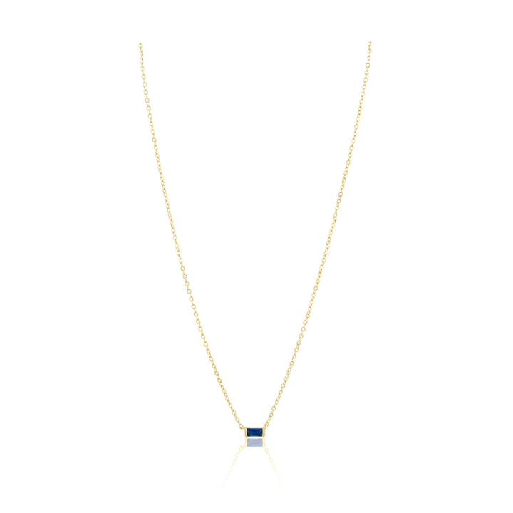 Sahira Jewelry Design - Willow Necklace- Sapphire