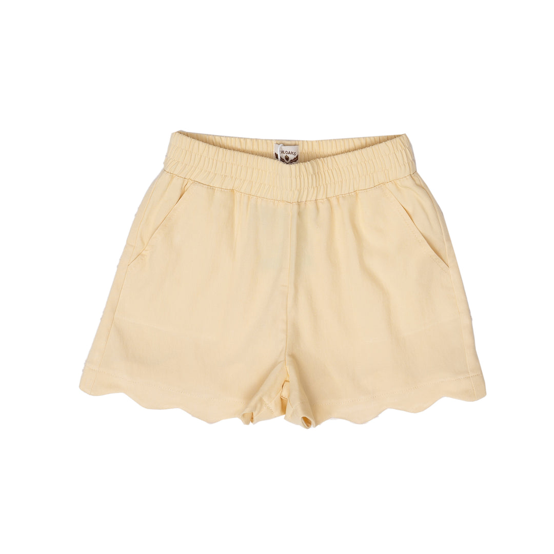 Laura Yellow Twill Shorts