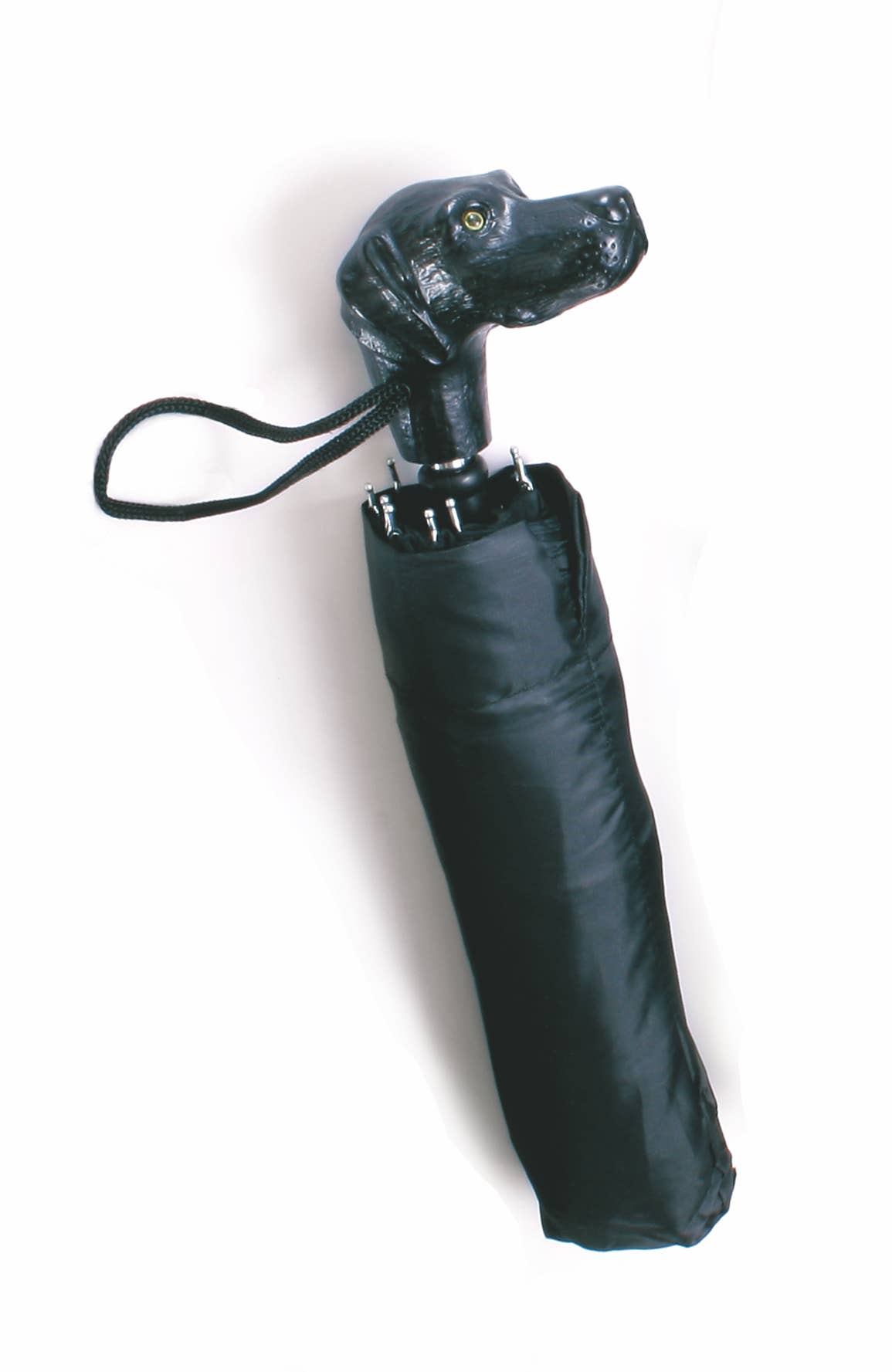 Umbrella with dog outlet head handle