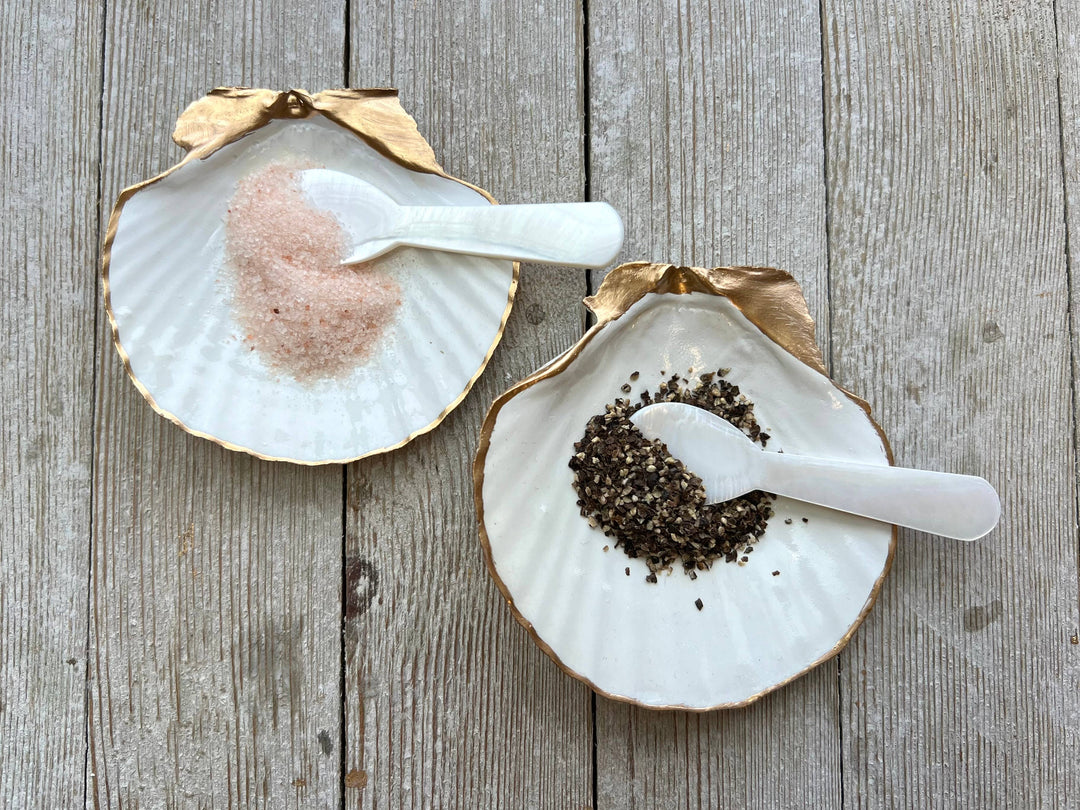 Michelle Allen Designs - Scallop salt & pepper