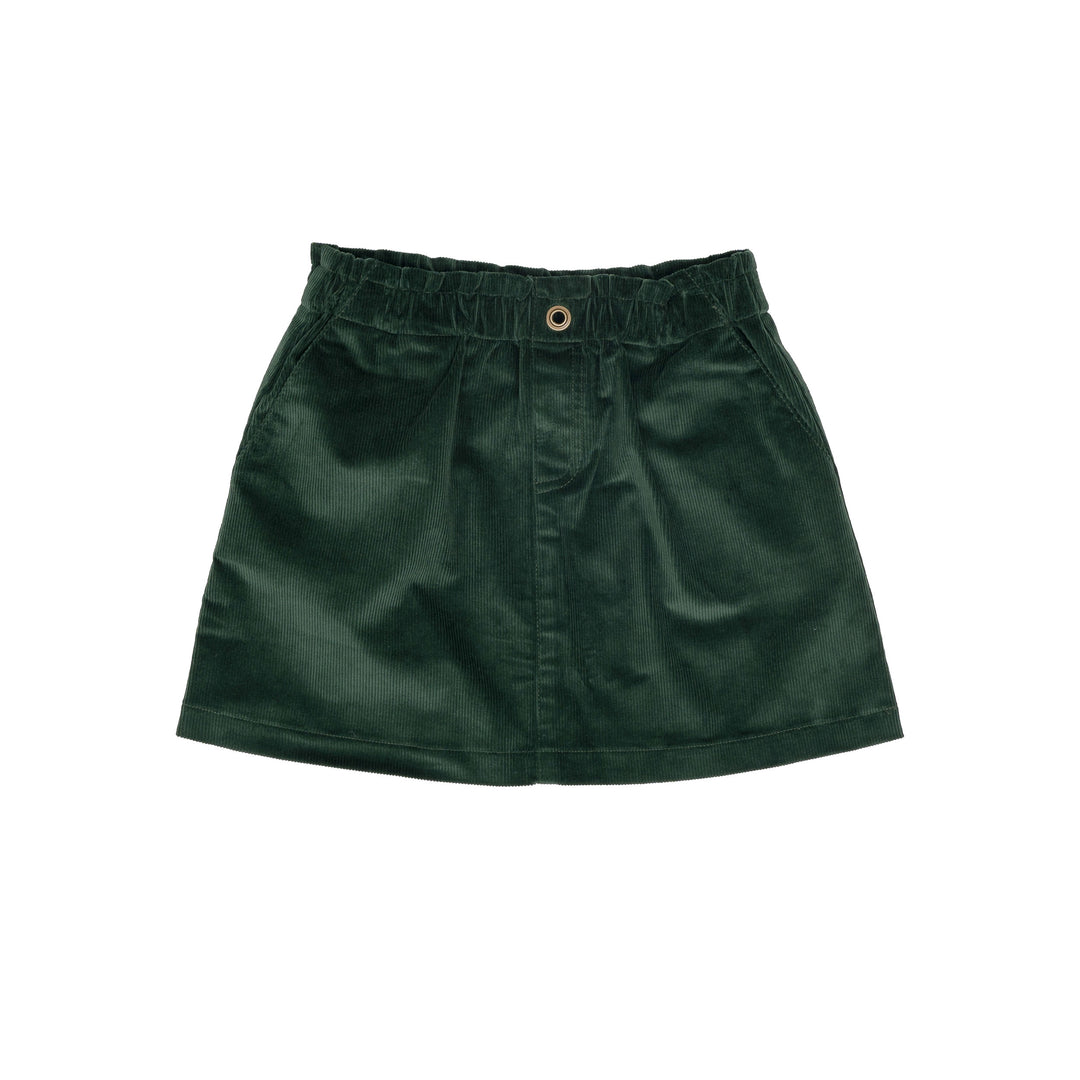 Leigh Green Cord Skirt