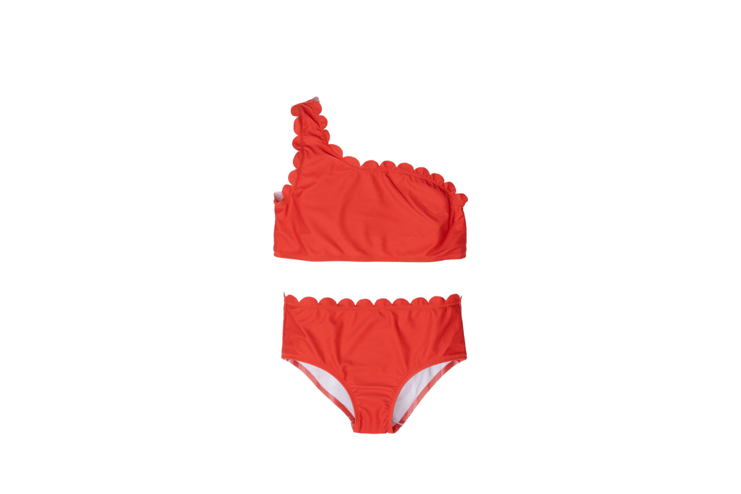 Hello Happiness Palm Leaf Tween Two-Piece Swimsuit – The Oaks Apparel Co.
