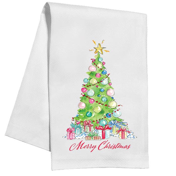 Christmas Tree with Presents Kitchen Towel