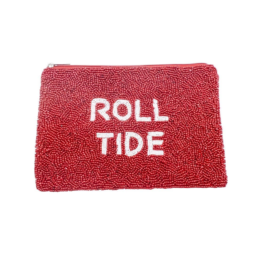Treasure Jewels Inc. - Beaded pouch Roll tide