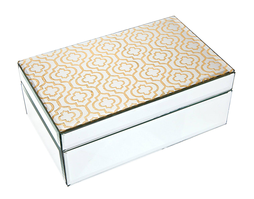 Philip Whitney by Godinger - 8x5" Gold Foil Jewelry / Decorative Box