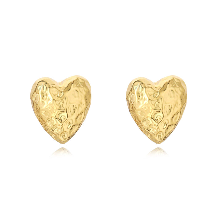 Sahira Jewelry Design - Corinne Heart Studs