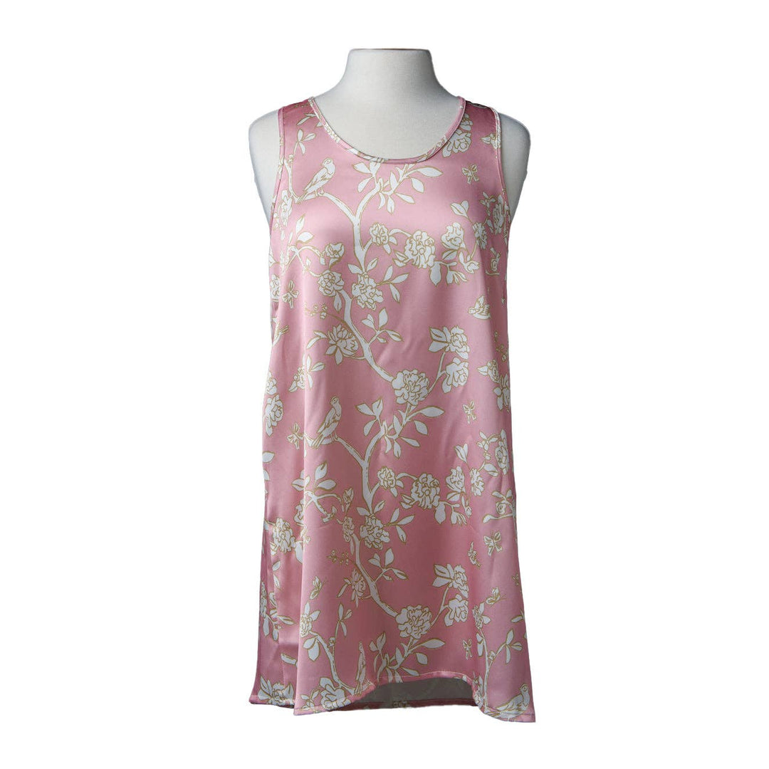 Over the Moon Gift - Chinoiserie Printed Satin Loungewear: Medium (8-10)