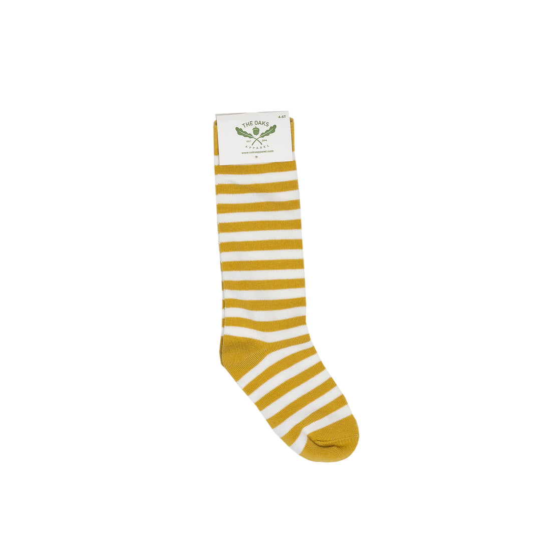 Mustard Striped Socks