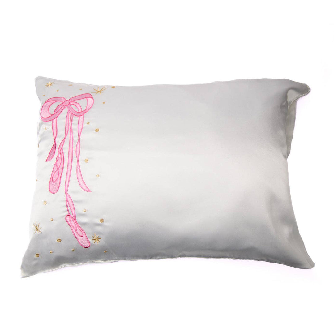 Over the Moon Gift - Satin Pillowcase with Ballet Embroidery