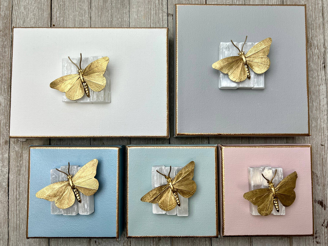 Michelle Allen Designs - Butterfly Crystal Art: 4x4 / Pink