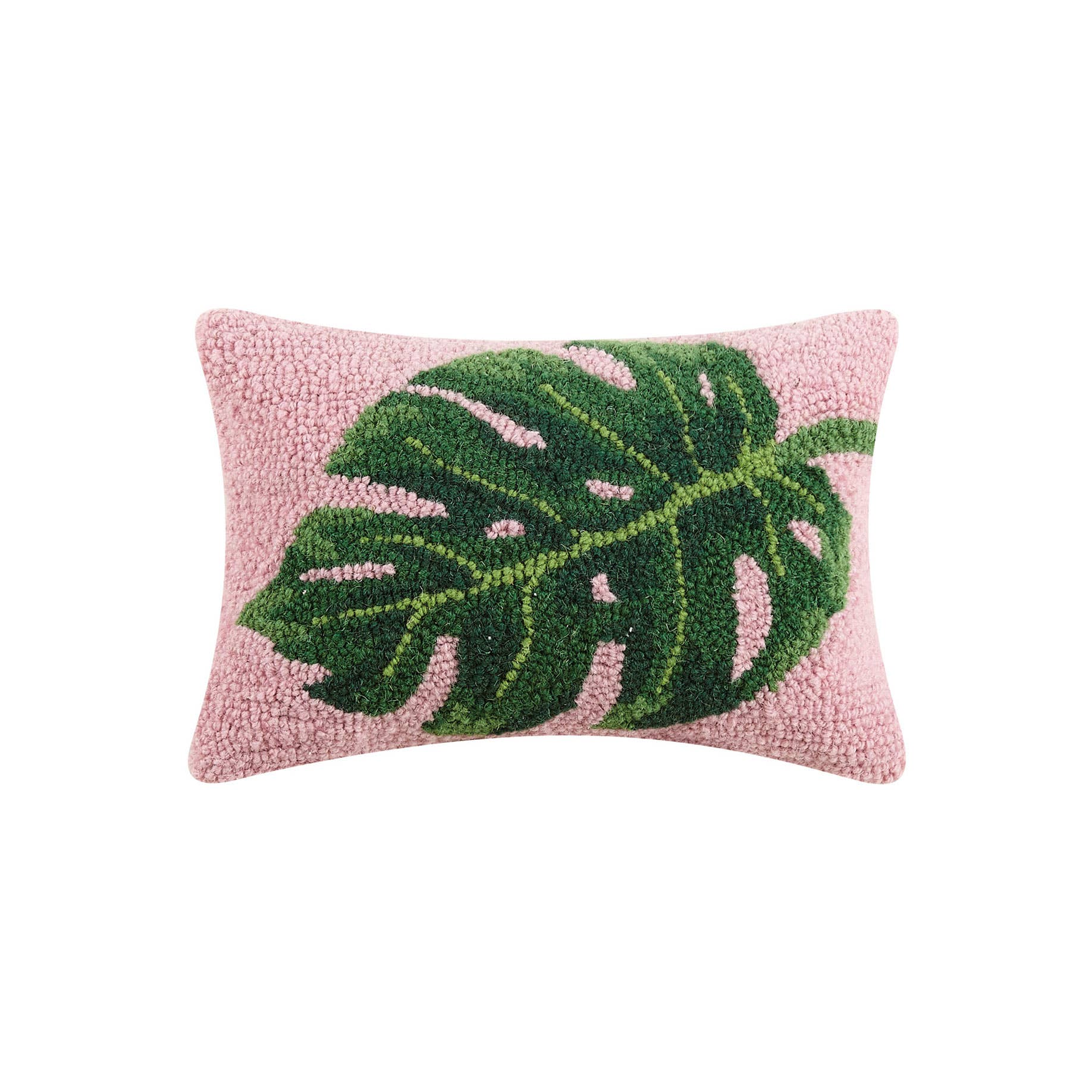 Palm leaf fashion pillow