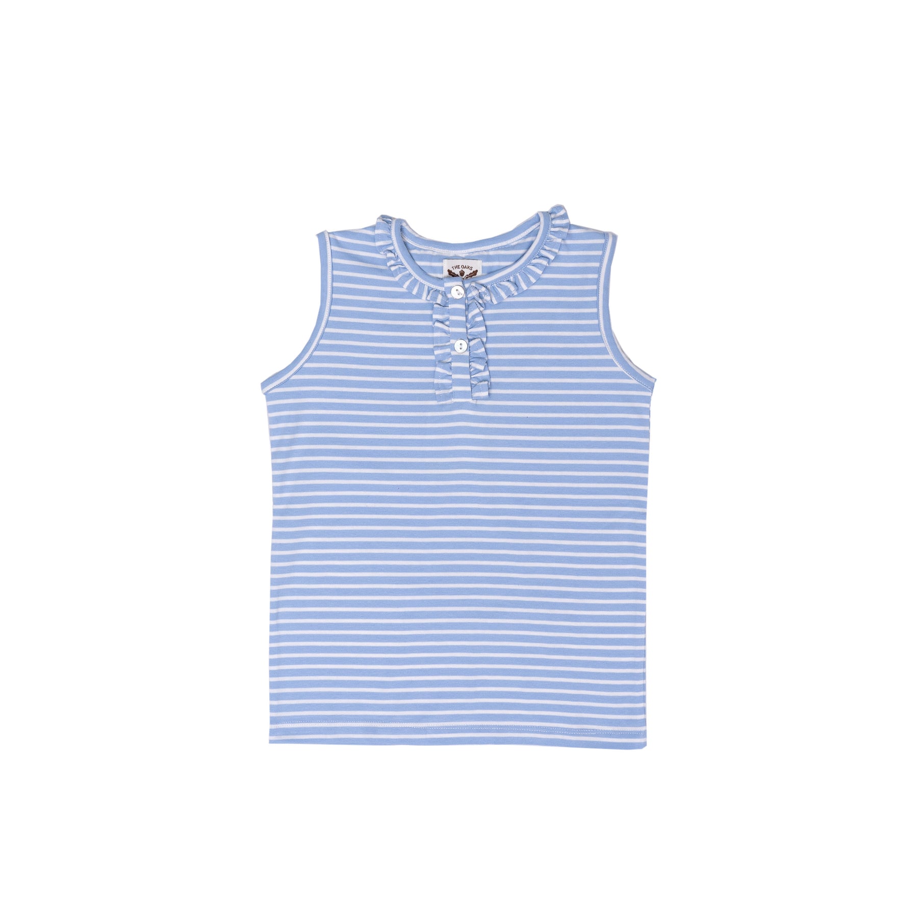Lucy Blue and White Striped Shirt – The Oaks Apparel Co.