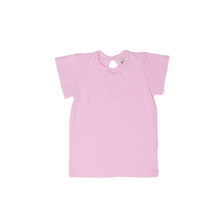 Girls Pink Moonstich Shirt