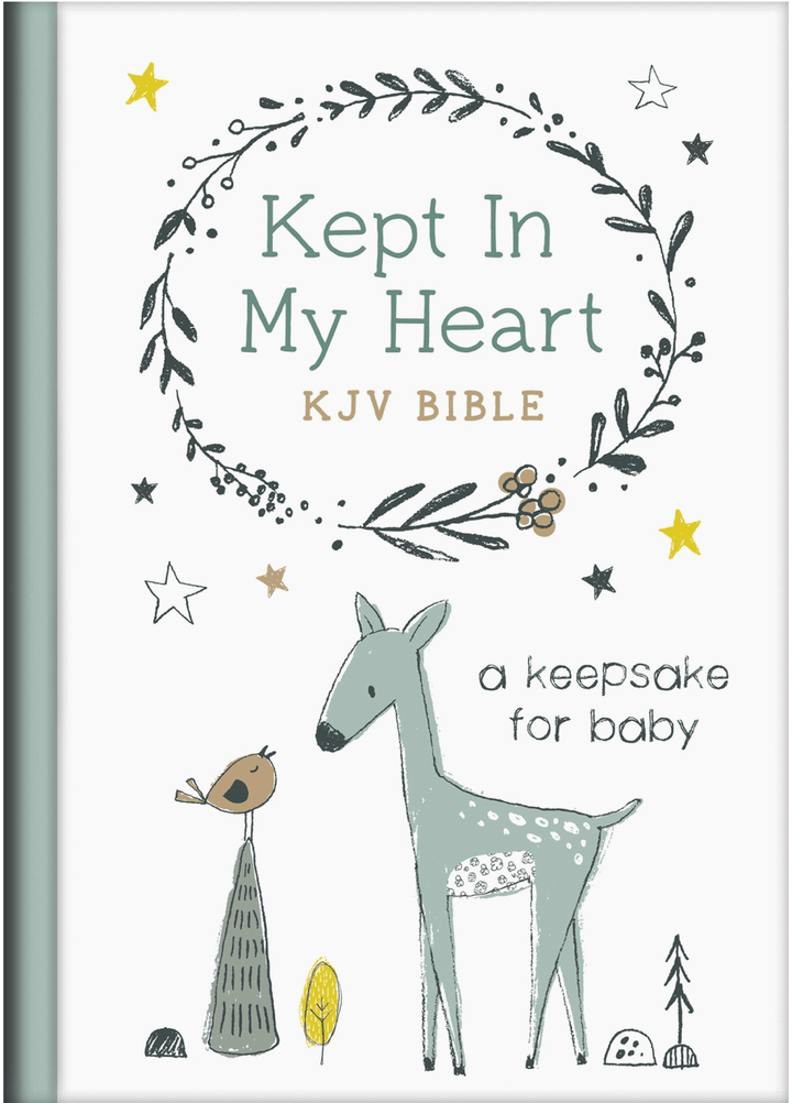 Kept in My Heart KJV Bible (Hazel Woodland)