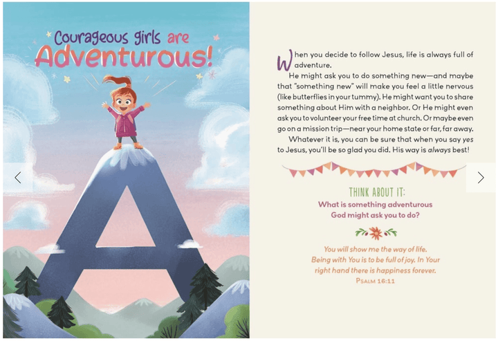 A to Z Devotions For Courageous Girls