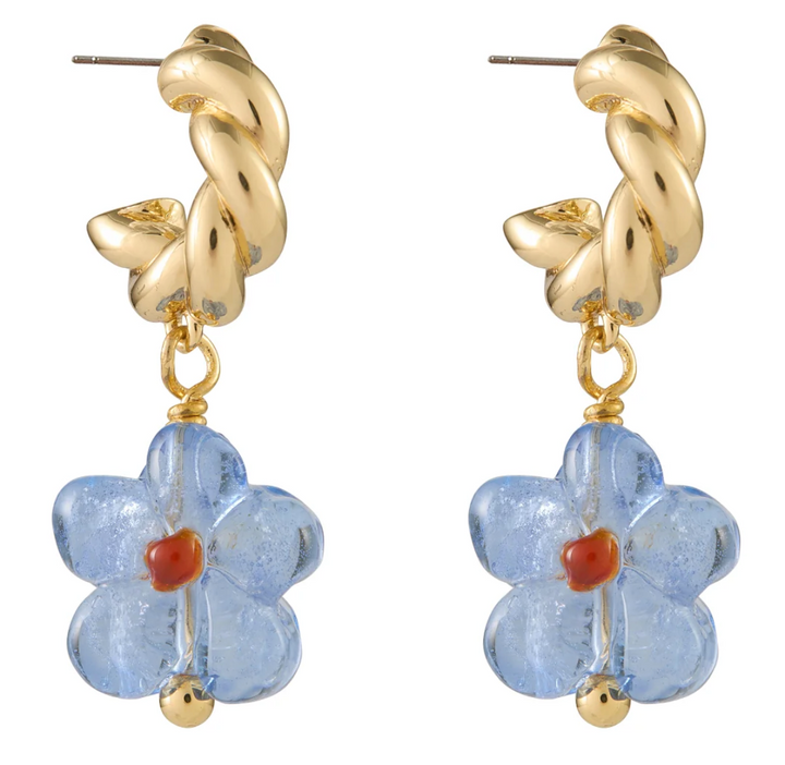 Mignonne Gavigan Sienna Hoop Earrings BLUES 480S