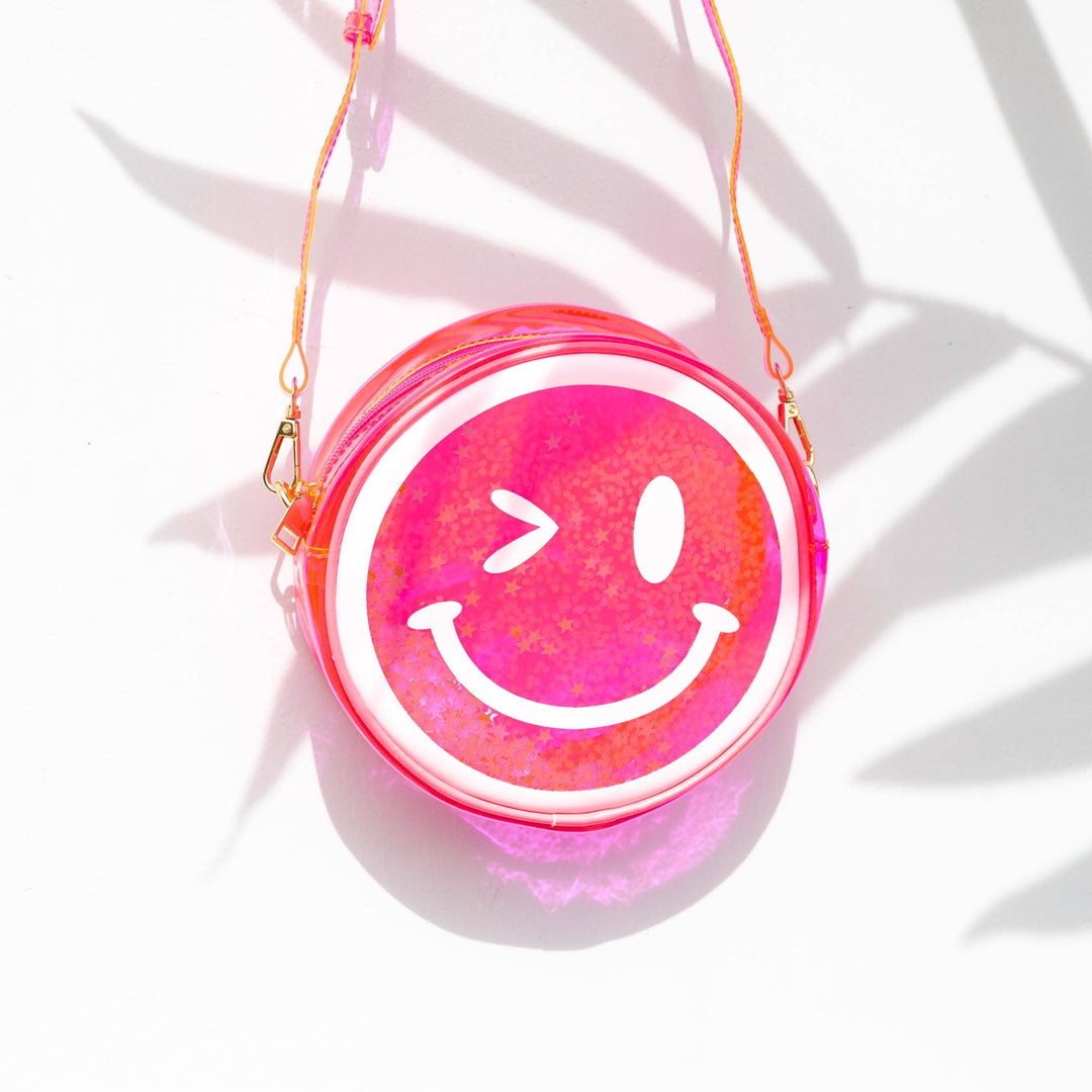 NEW! Jelly Handbag - Pink Winky Face 😉