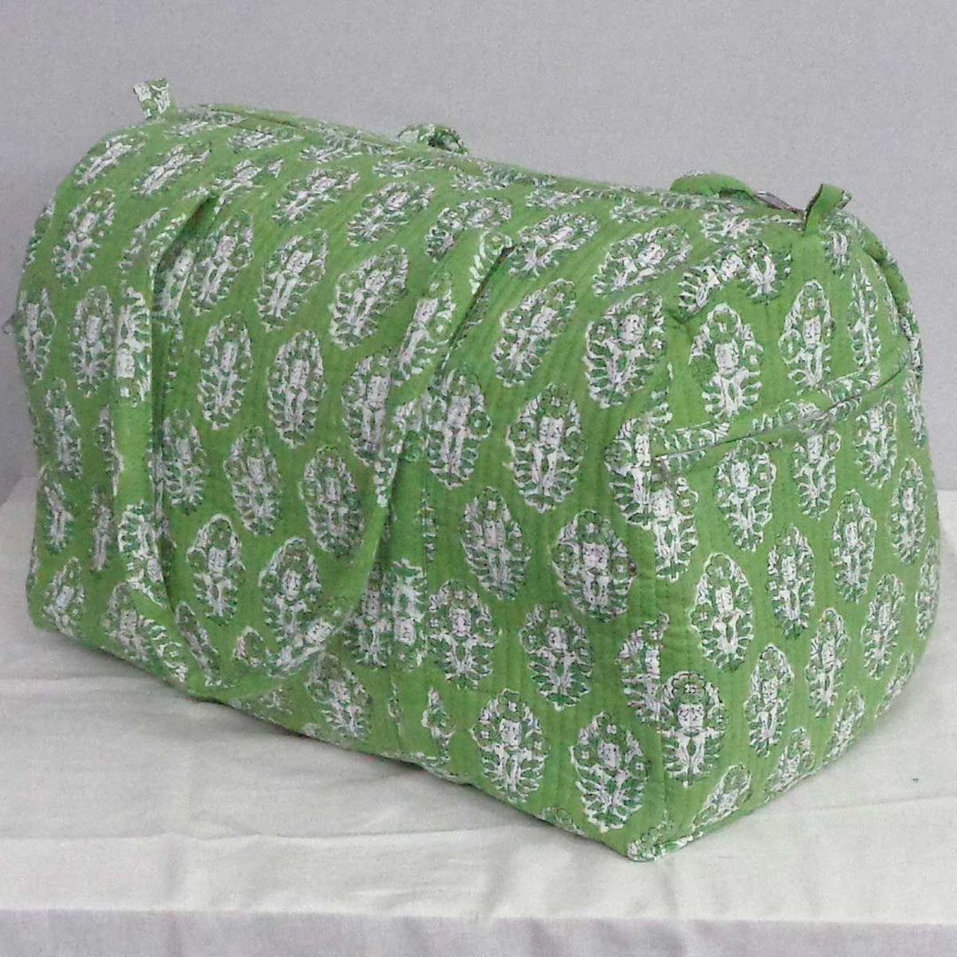 Ayras World - Boota Celadon Green Duffle /Weekend Bag/Travel Bag/Gym Bag