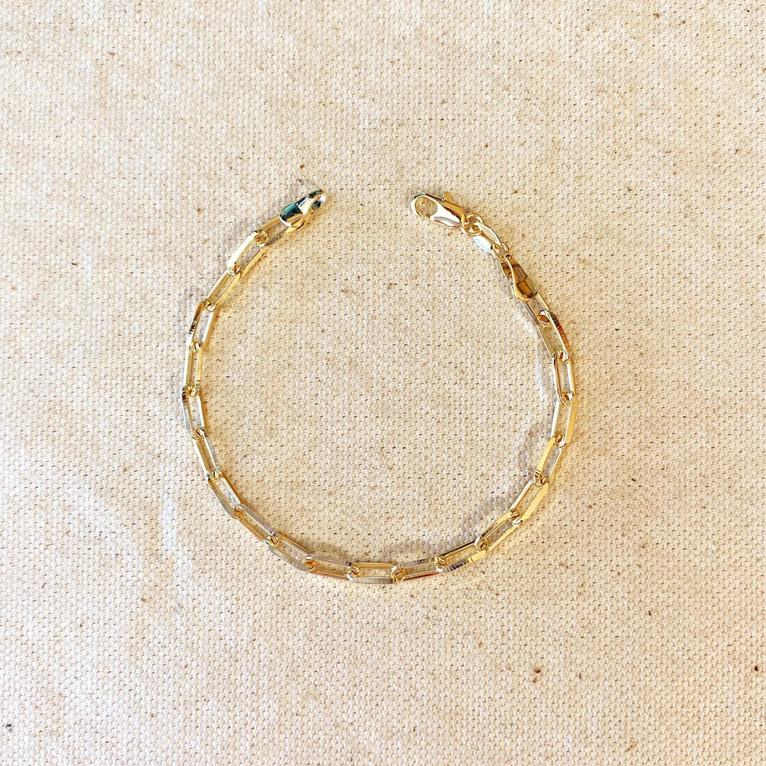 GoldFi - 18k Gold Filled Paperclip Link Bracelet