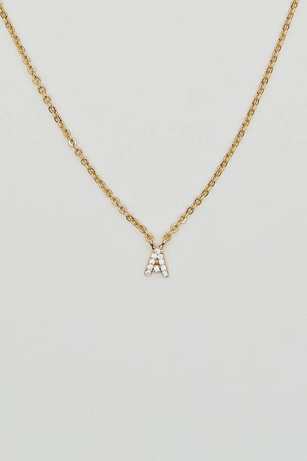 Shiny Initial Necklace: Holiday Favorite!: R