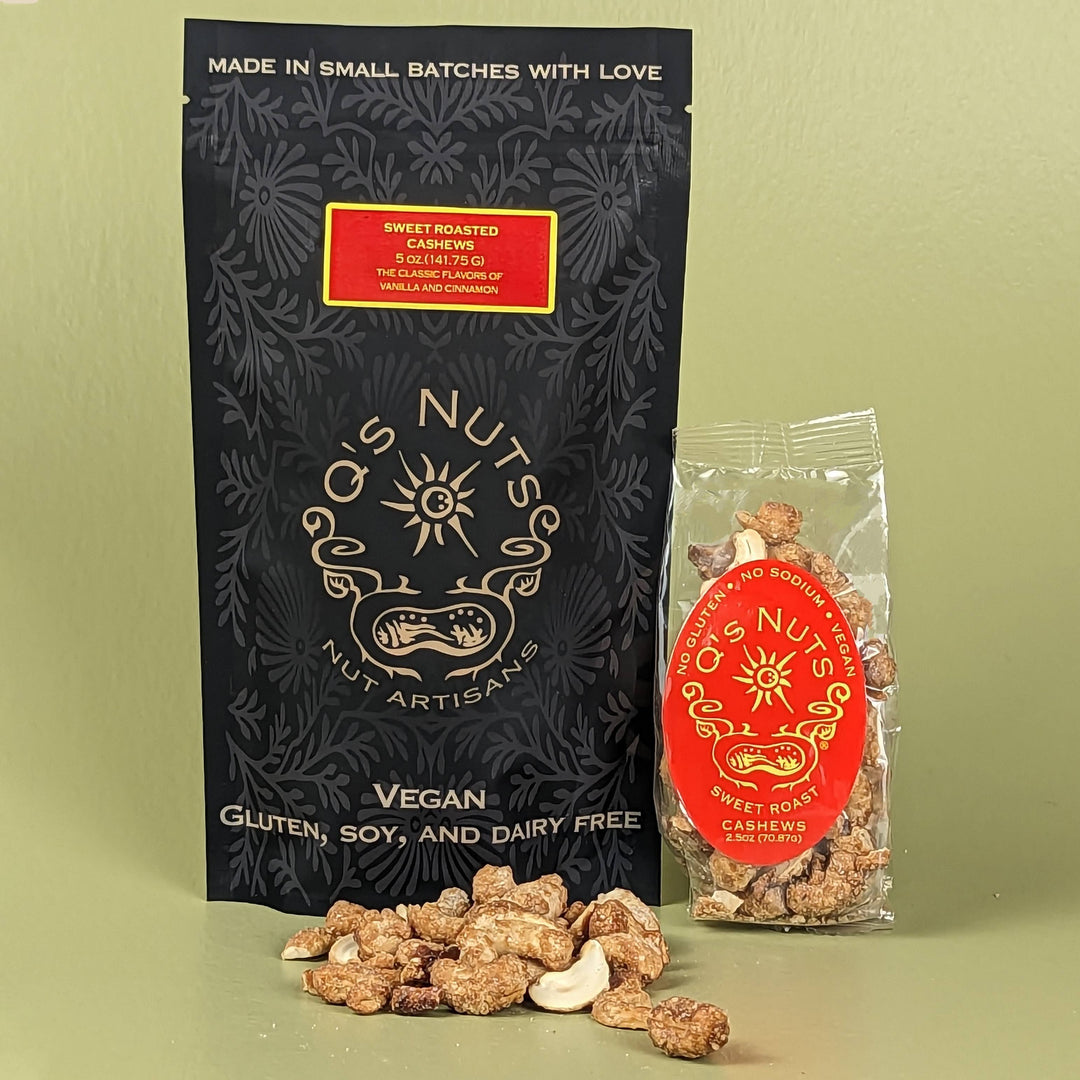 Q's Nuts, LLC - 5 oz Sweet Roast Cashew