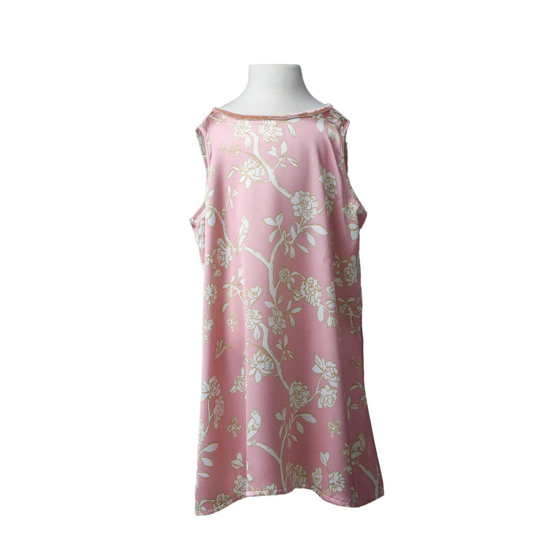 Over the Moon Gift - Chinoiserie Printed Satin Loungewear (Children): Small (4-6)
