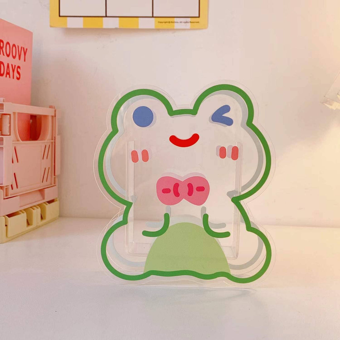 Frog Clear Acrylic Pen Holder