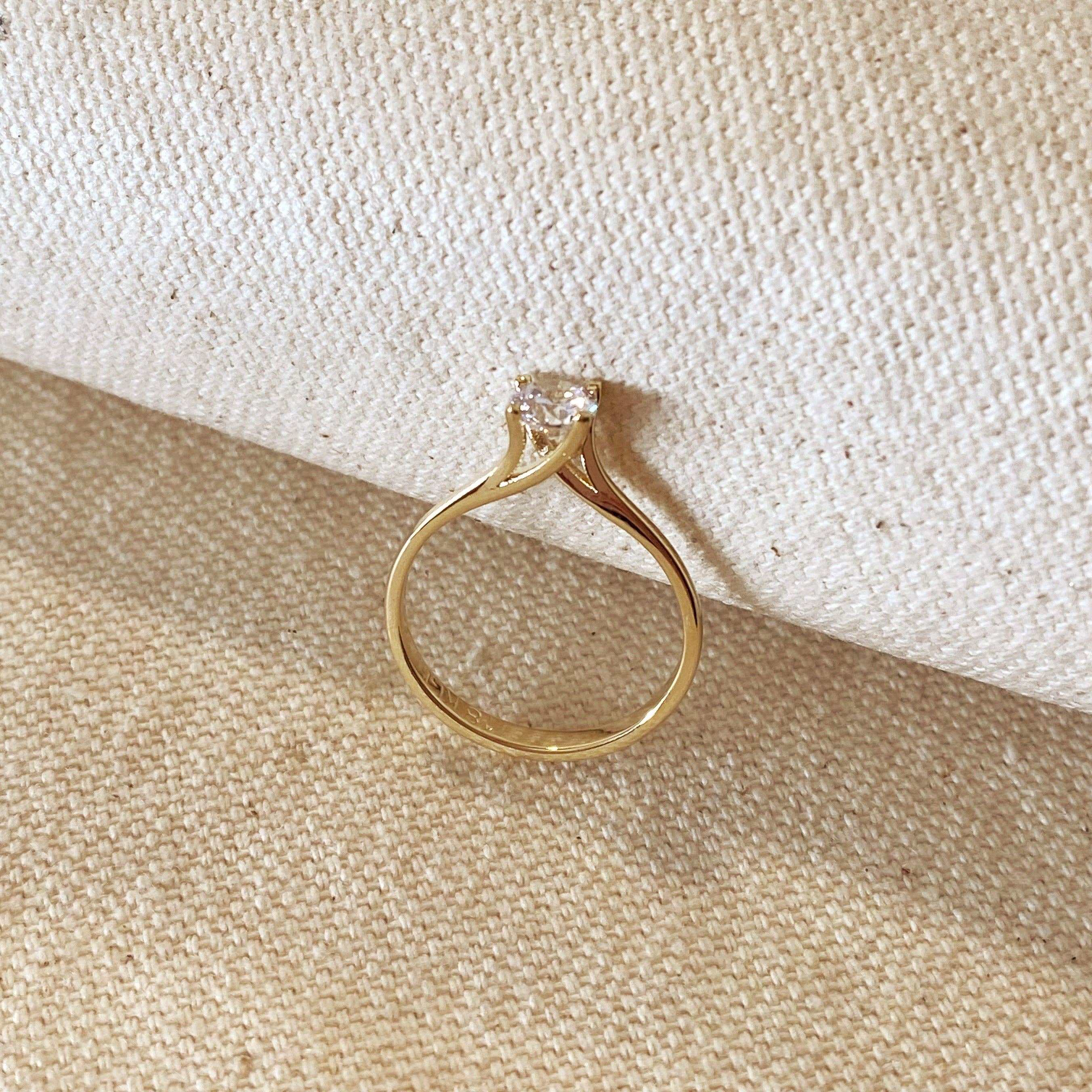 9K SI1 (G) Diamond Gold Ring (Annette)-5723ML | Juwelo